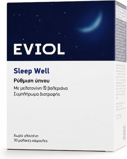EVIOL Sleep Well Supliment pentru Somn 30 capsule moi