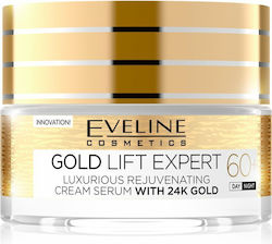 Eveline Gold Lift Expert 60+ fără culoare 24h Anti-îmbătrânire Cremă Pentru Față 50ml