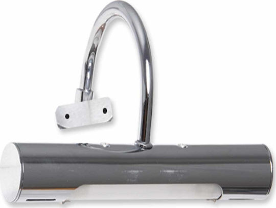 Gloria Tubo Up Modern Lamp Bathroom with Socket G9 Silver 26x11x11cm