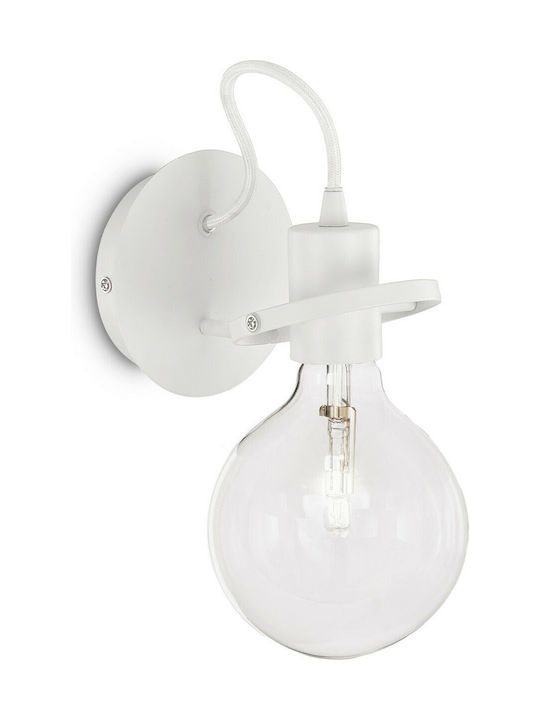 Ideal Lux Radio AP1 Lamp Wall White 24x18x24cm