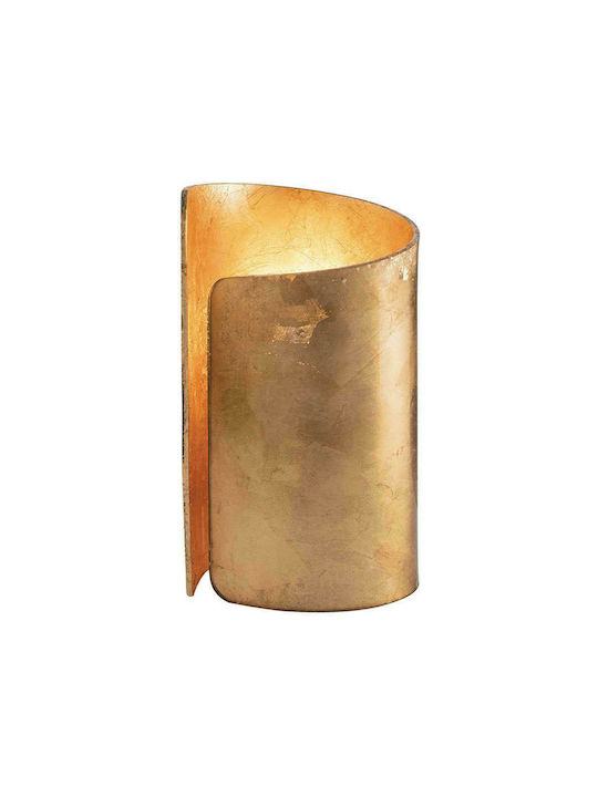 Fan Europe I-Imagine-AP-Oro Modern Leuchte Wand mit Fassung E27 Gold 15x15cm
