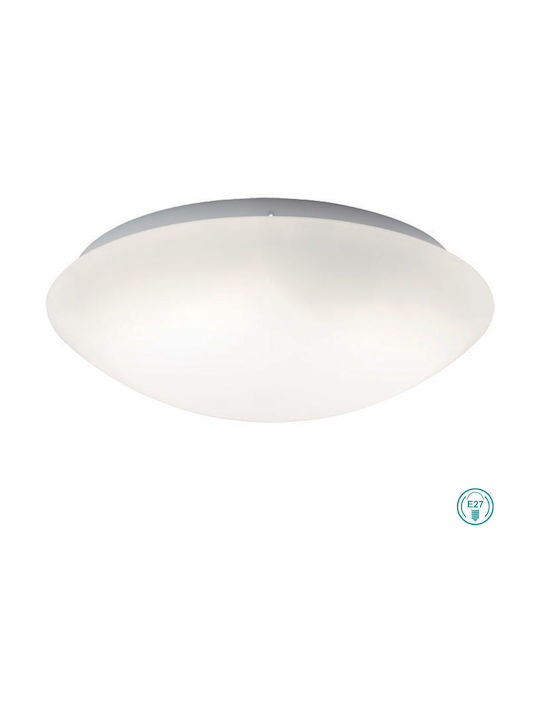 Viokef Disk Classic Metal Ceiling Light with Socket E27 40pcs White