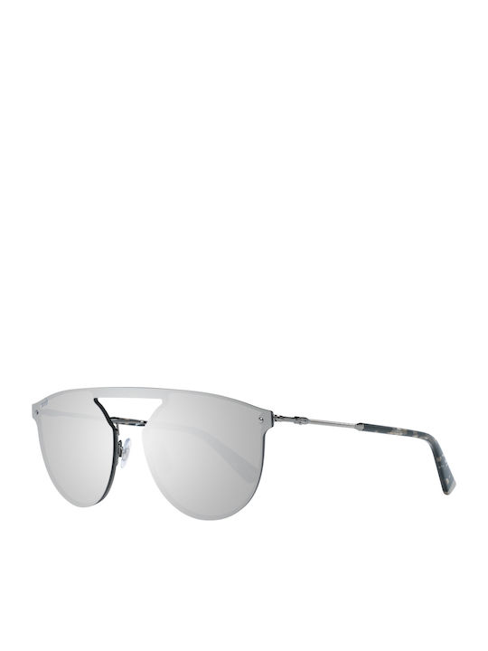 Web Women's Sunglasses with Gray Metal Frame an...