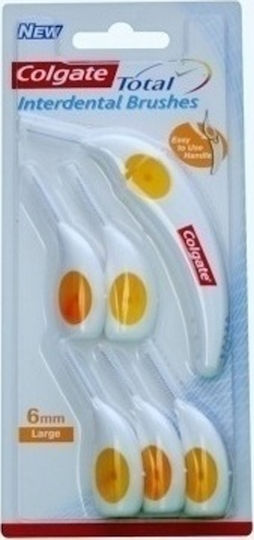 Colgate Total Periuțe Interdentare Mari Portocaliu 6buc