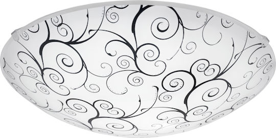 Eglo Margitta Deckenleuchte 31.5cm Schwarz mit Integrierter LED