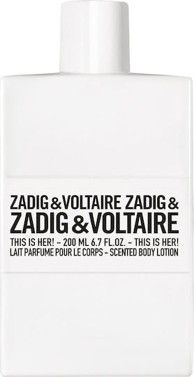Zadig & Voltaire This Is Her Ενυδατική Lotion Σώματος με Άρωμα Βανίλια για Όλες τις Επιδερμίδες 200ml