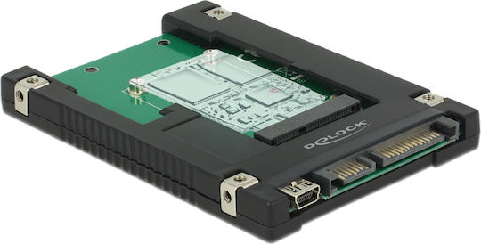 DeLock SATA 22pin / USB 2.0 Mini-B към mSATA 62853 Конвертор
