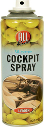 All Ride Cockpit Spray Cleaning / Polishing and Protective Spray for Car Dashboard with Scent Lemon 225ml