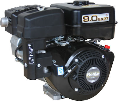 Robin EX27DU Gasoline Engine 4 Stroke 265cc 9hp Horizontal Axis with Keyway