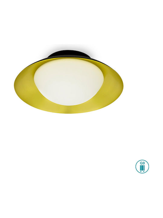 Faro Barcelona Side Modern Metal Ceiling Light with Socket G9 20pcs Gold