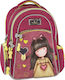 Santoro Gorjuss Heartfelt School Bag Backpack Junior High-High School Burgundy with Water Bottle Holder