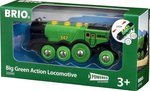 Brio Toys Big Green Action Locomotive Τρενάκι με Ήχο και Φως για 3+ Ετών