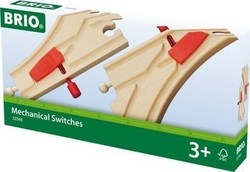 Brio Toys Mechanical Switches Railroad Tracks for 3++ Years