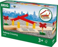 Brio Toys Railway Crossing Αξεσουάρ Σιδηρόδρομου από Ξύλο για 3+ Ετών