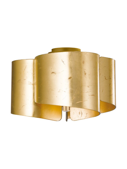 Fan Europe I-Imagine-PL3-Oro Πλαφονιέρα Οροφής 47εκ. Χρυσή με Ντουί E27