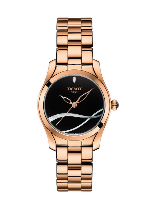 Tissot Watch with Metal Bracelet Pink Gold T112...