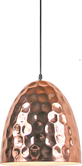 Zaros Pendant Light Copper with Socket E27 33x33x30cm