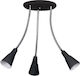 Elmark BRAD Triple Spot with Socket E14 in Black Color
