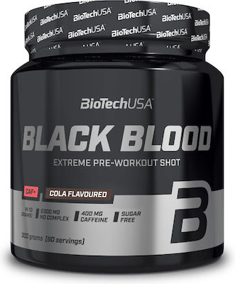 Biotech USA Black Blood Caf+ Pre Workout Supplement 300gr Cola