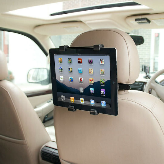 Autoline Βάση Κινητού & Tablet Αυτοκινήτου 4" - 8" με Ρυθμιζόμενα Άγκιστρα Μαύρη