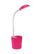 Aca Hullen LED Office Lamp with Flexible Arm in Pink Color