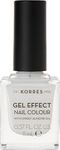 Korres Gel Effect Gloss Βερνίκι Νυχιών Μακράς Διαρκείας Λευκό 1 Blanc White 11ml