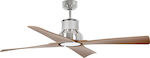 Faro Barcelona Winche 33482 Ceiling Fan 130cm with Remote Control Chrome