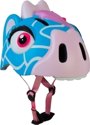 Crazy Safety Blue Giraffe 100401-01-01 Kids' Helmet for City Bike Multicolour with LED Light