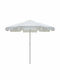 Umbrelă Profesională Rotundă Din Aluminiu Ecru Φ3xÎ2,5m