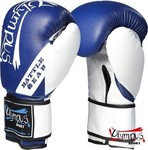 Olympus Sport Battle Gear Synthetic Leather Boxing Competition Gloves Blue