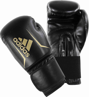 Adidas Speed 50 Synthetic Leather Boxing Competition Gloves Black