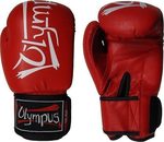 Olympus Sport Training III Boxhandschuhe aus Kunstleder Rot