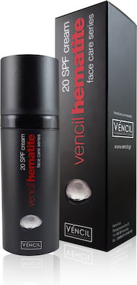 Vencil Hematite 24ωρη Κρέμα Προσώπου Ημέρας με SPF20 για Αντιγήρανση, Σύσφιξη & Πανάδες με Aloe Vera & Βιταμίνη C 30ml