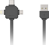 Allocacoc Равен USB към Lightning / Type-C / mi...