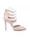 Sante Patent Leather Stiletto Beige High Heels