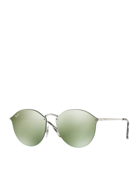 Ray Ban Blaze Round Unisex Sonnenbrille mit Sil...