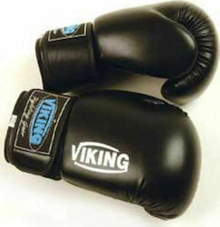 Viking Top Gear Synthetic Leather Boxing Competition Gloves Black