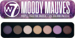 W7 Cosmetics Moody Mauves Eye Shadow Palette Pressed Powder Purple Passion 7gr