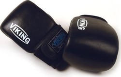 Viking GS-3001 Synthetic Leather Boxing Sack Gloves Black