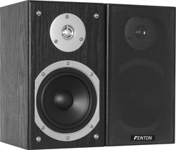 Fenton SHFB55B 100.317 Pair of Hi-Fi Speakers Bookself 140W 2 No of Drivers W16xD19xH28cm. Black