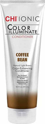 CHI Ionic Color Illuminate Coffee Bean Conditioner για Προστασία Χρώματος για Βαμμένα Μαλλιά 250ml