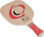 "το αγόρι" Energy Strandracket Beige 420gr mit Geradem Griff Rote