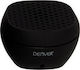 Denver BTS-22C Boxă Bluetooth 2W cu Durată de Baterie până la 3 ore Negru