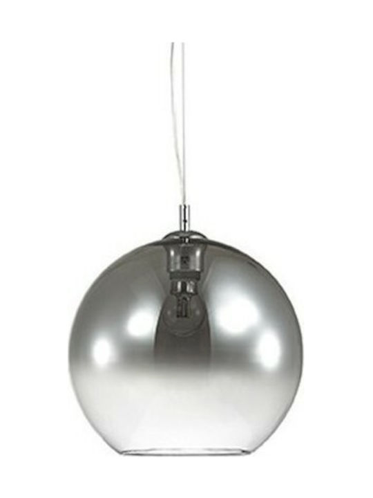 Ideal Lux Discovery SP1 D30 Pendant Lamp E27 Gray