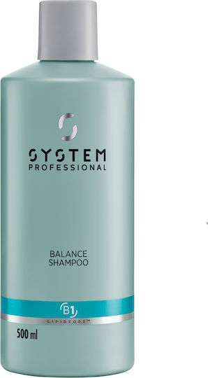 System Professional Derma Balance Shampoο B1 Shampoos für Empfindliche Kopfhaut für Alle Haartypen 500ml