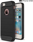 Forcell Carbon Armor Back Cover Μαύρο (iPhone 5/5s/SE)