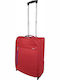 Diplomat Small The Light Collection Cabin Fabric Red Suitcase With 2 Wheels Height 55cm