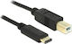 DeLock USB 2.0 Cable USB-C male - USB-B Μαύρο 2m 83330