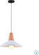 Viokef Tom Pendant Light Suspension Bell for Socket E27 White