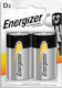 Energizer Power Αλκαλικές Μπαταρίες D 1.5V 2τμχ